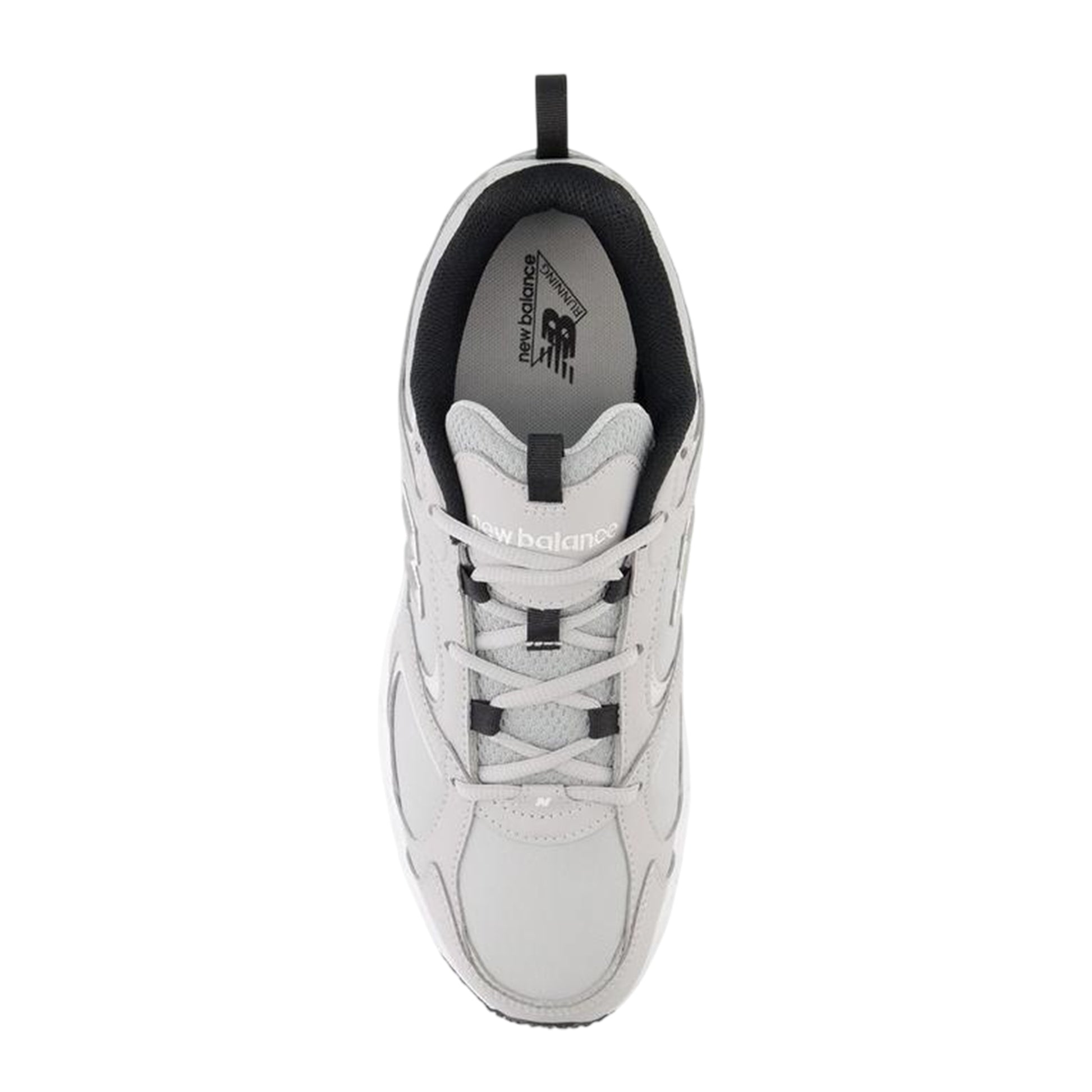 White-Silver - Side - New Balance Womens-Ladies 408 V1 Leather Trainers