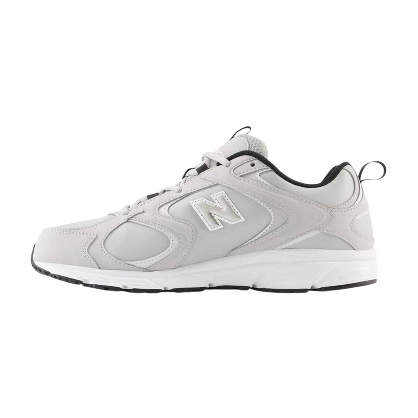 White-Silver - Back - New Balance Womens-Ladies 408 V1 Leather Trainers