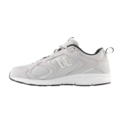 White-Silver - Back - New Balance Womens-Ladies 408 V1 Leather Trainers