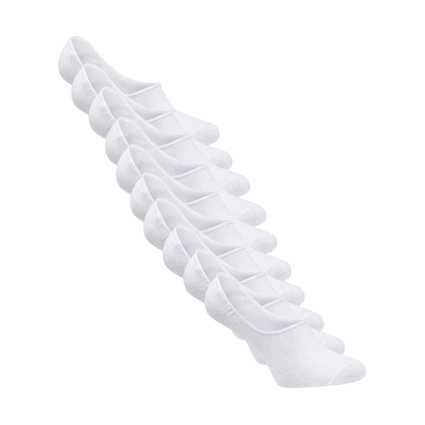 White - Back - Jack And Jones Unisex Adult Liner Socks (Pack of 10)