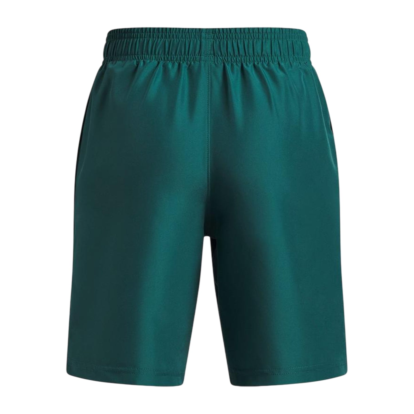 Green-White - Back - Under Armour Boys Tech Woven Wordmark Shorts