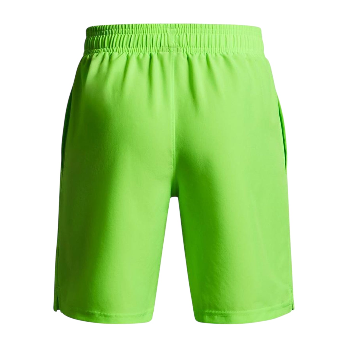 Hyper Green - Back - Under Armour Boys Tech Woven Wordmark Shorts