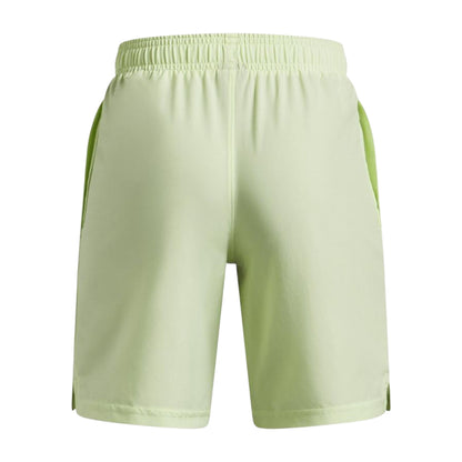 Light Green - Back - Under Armour Boys Tech Woven Wordmark Shorts