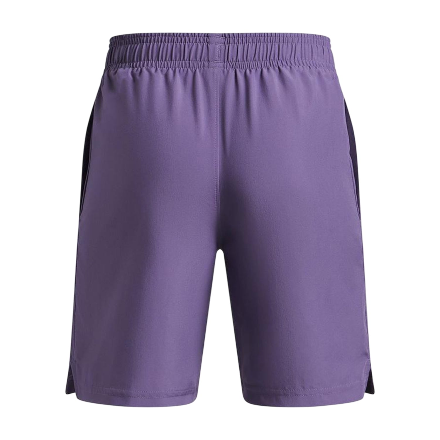 Midnight Navy - Back - Under Armour Boys Tech Woven Wordmark Shorts