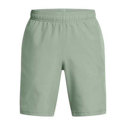 Mint Green - Front - Under Armour Boys Tech Woven Wordmark Shorts