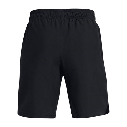 Black - Back - Under Armour Boys Tech Woven Wordmark Shorts