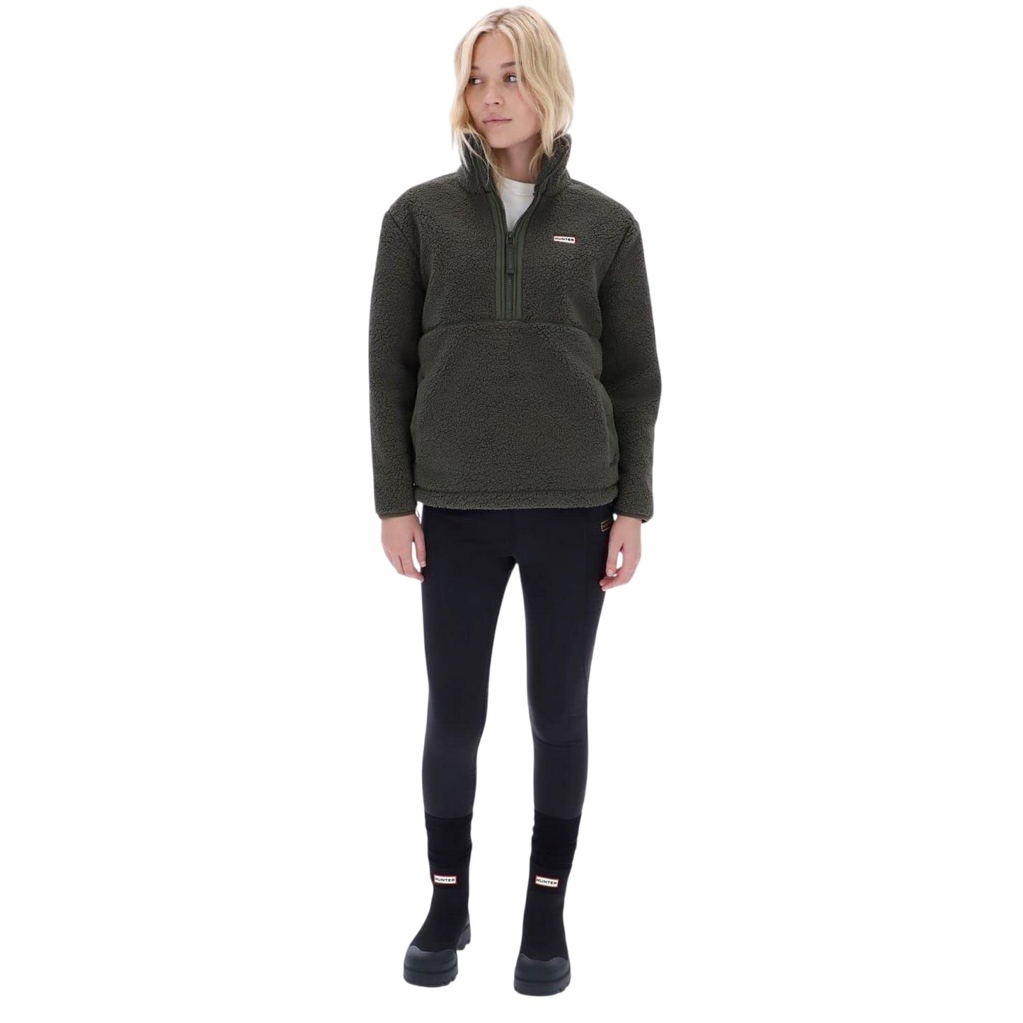 Kambaba - Pack Shot - Hunter Womens-Ladies Textured Regular Long-Sleeved Sweatshirt