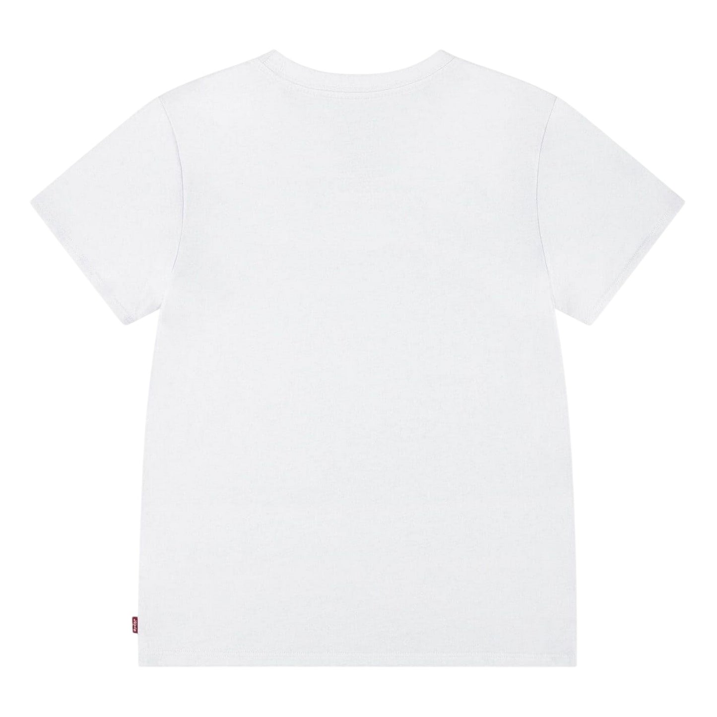 White - Back - Levis Childrens-Kids Batwing Logo Crew Neck T-Shirt