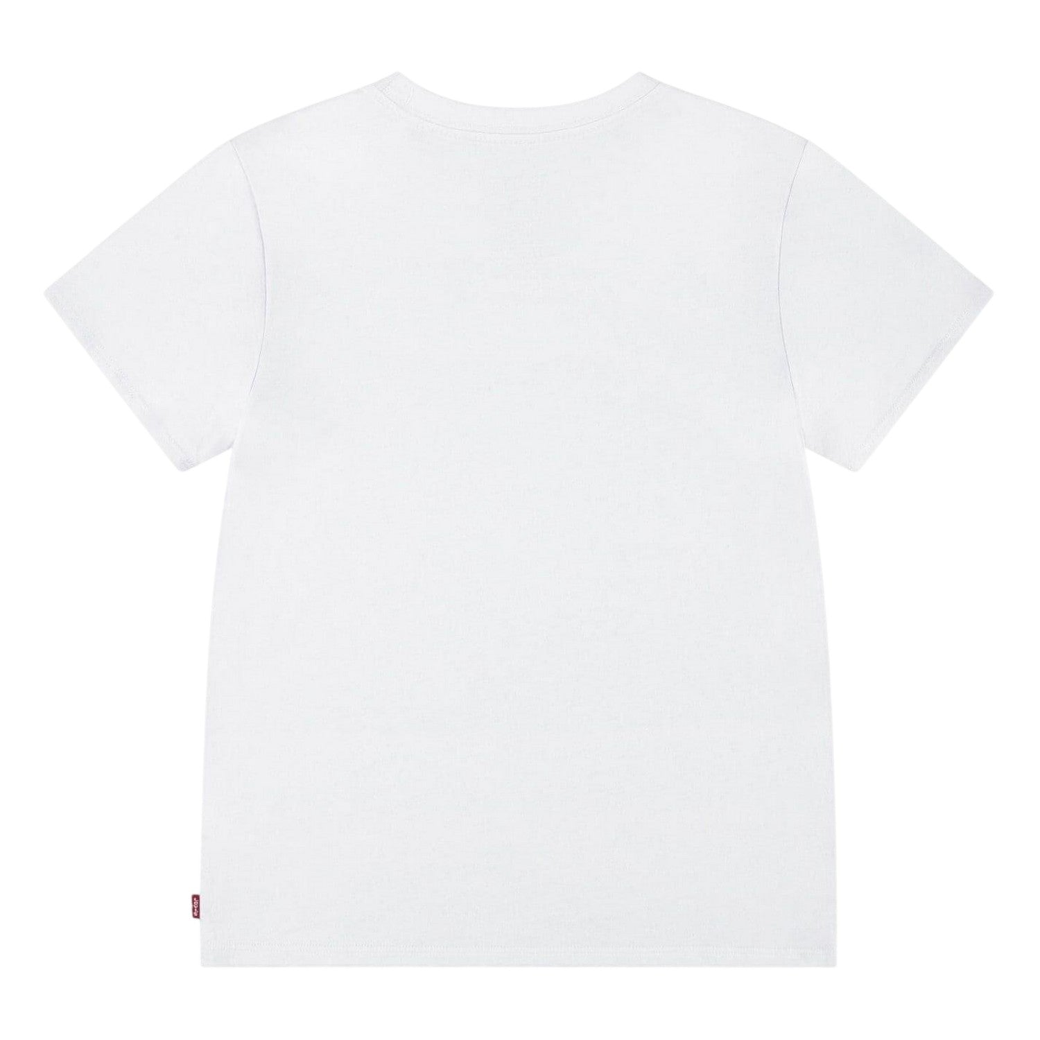 White - Back - Levis Childrens-Kids Batwing Logo Crew Neck T-Shirt