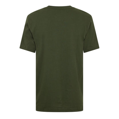 Dark Green - Back - Hugo Boss Mens Dero T-Shirt