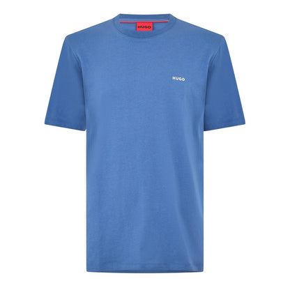 Medium Blue - Front - Hugo Boss Mens Dero T-Shirt