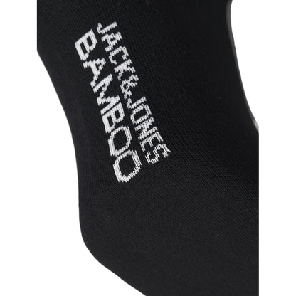 Black - Side - Jack And Jones Unisex Adult Dongo Ankle Socks (Pack of 5)