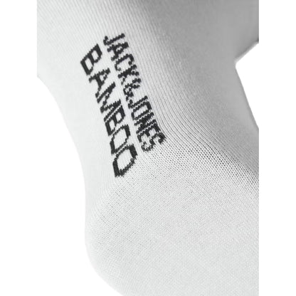 White - Side - Jack And Jones Unisex Adult Dongo Ankle Socks (Pack of 5)