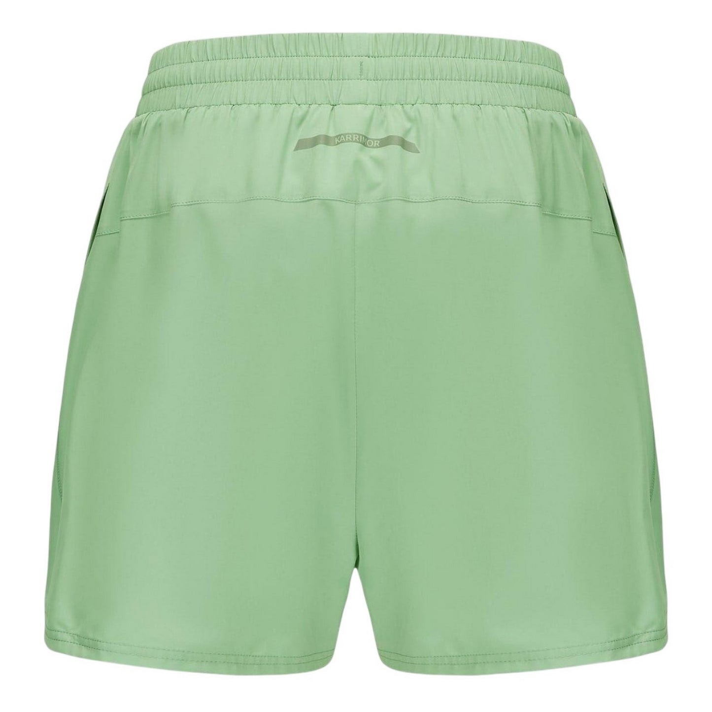 Sage Green - Back - Karrimor Womens-Ladies 2 in 1 Running Shorts
