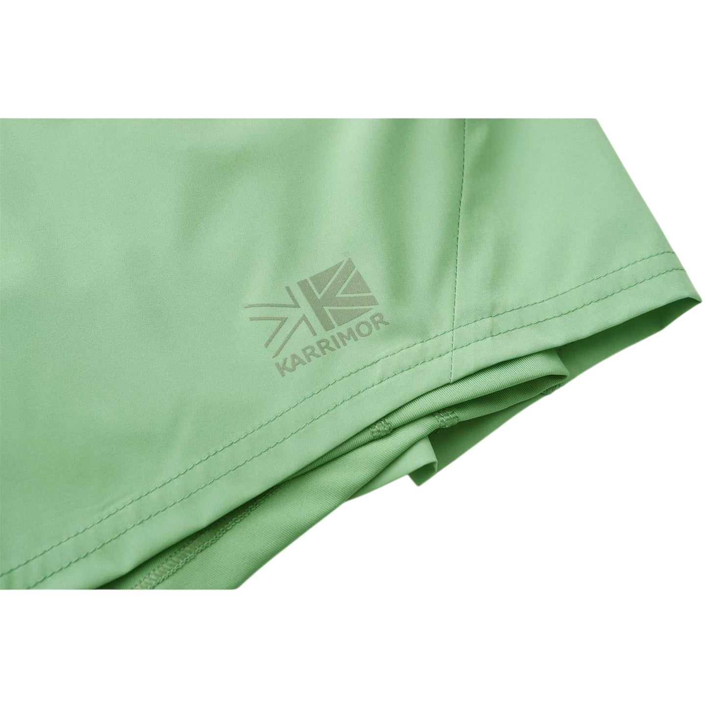 Sage Green - Side - Karrimor Womens-Ladies 2 in 1 Running Shorts