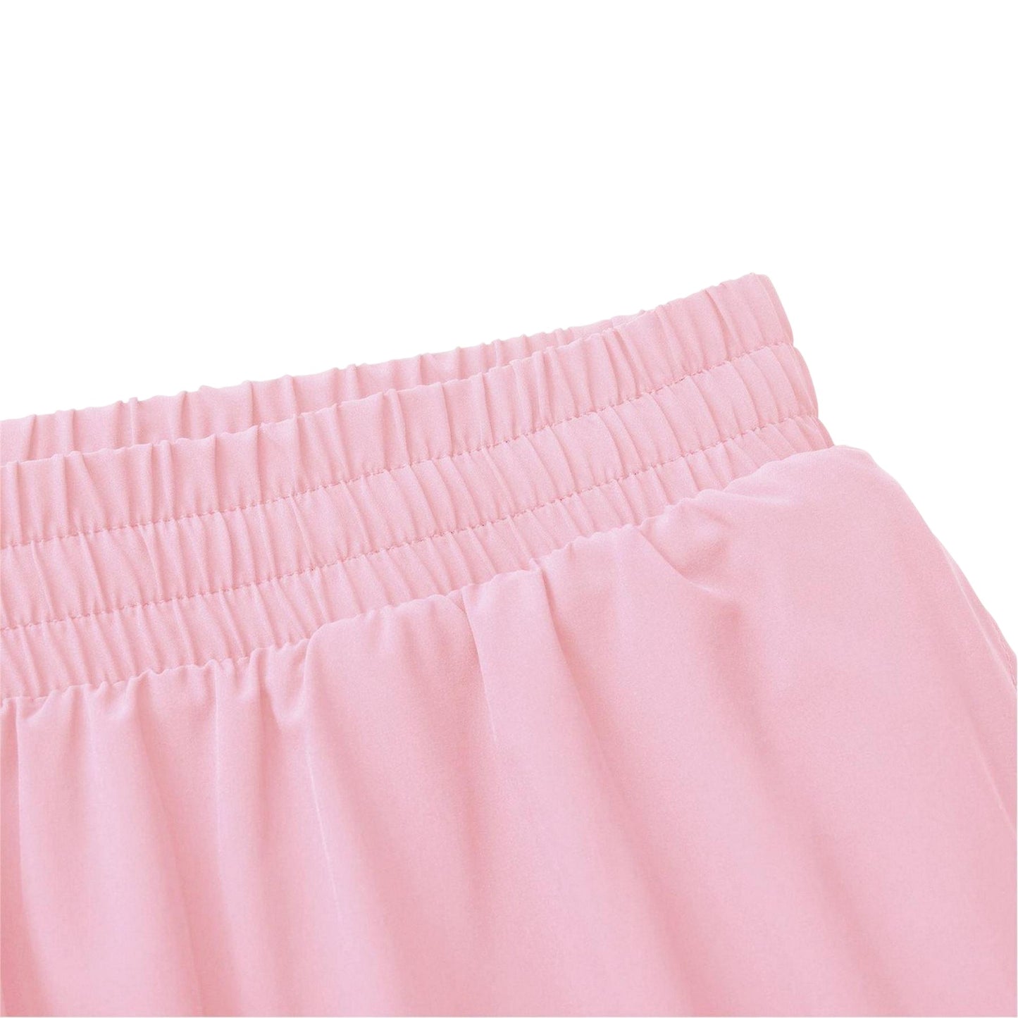 Pink Mist - Side - Karrimor Womens-Ladies 2 in 1 Running Shorts