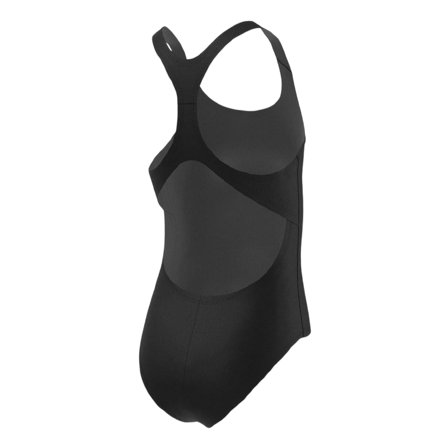 Black - Back - Nike Girls Essential Racerback One Piece Swimsuit