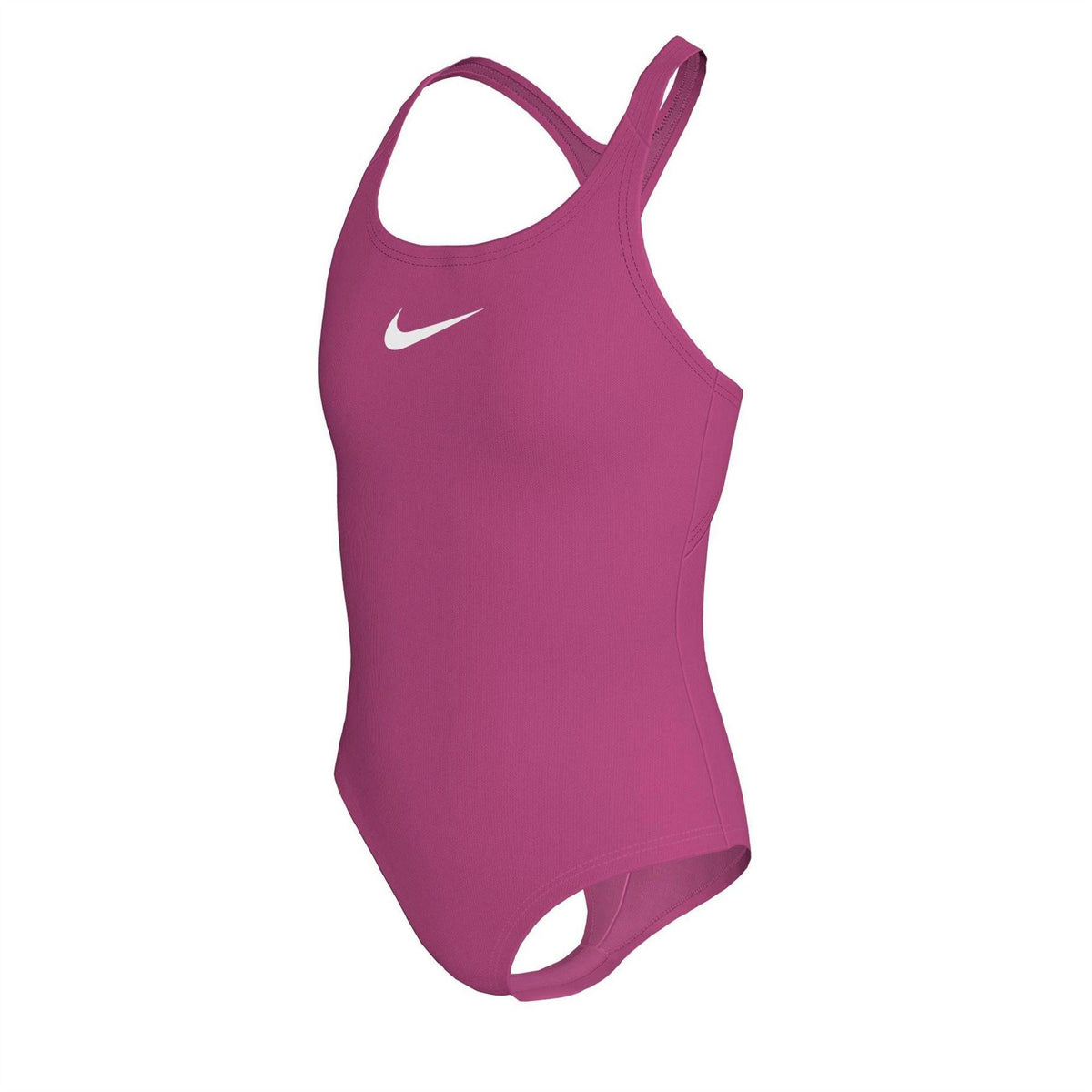Desert Pink - Back - Nike Girls Essential Racerback One Piece Swimsuit