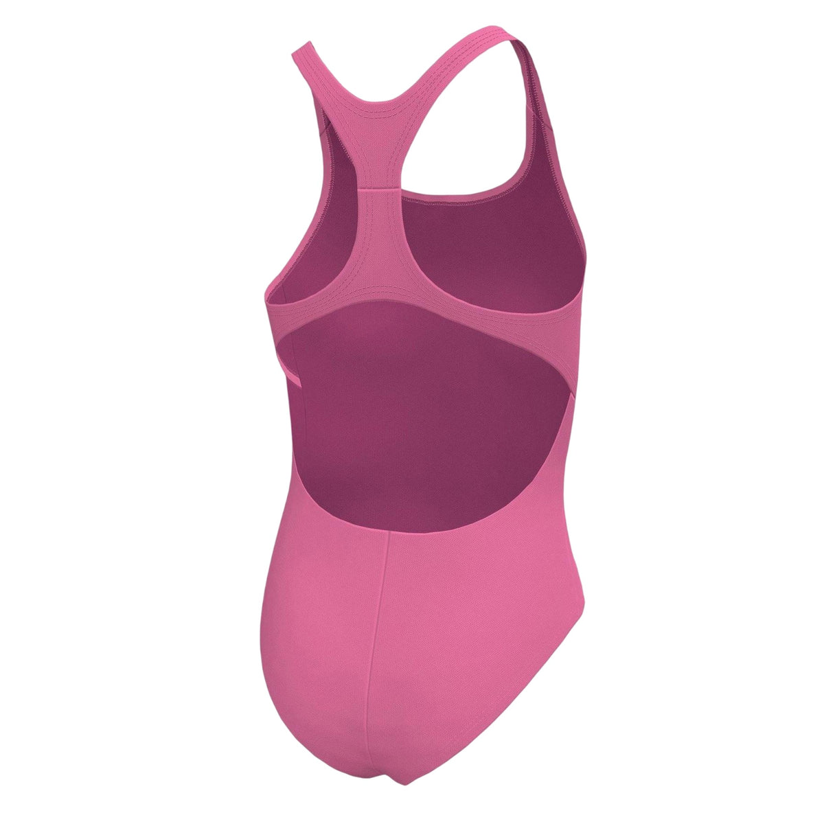 Pink Glow - Back - Nike Girls Essential Racerback One Piece Swimsuit