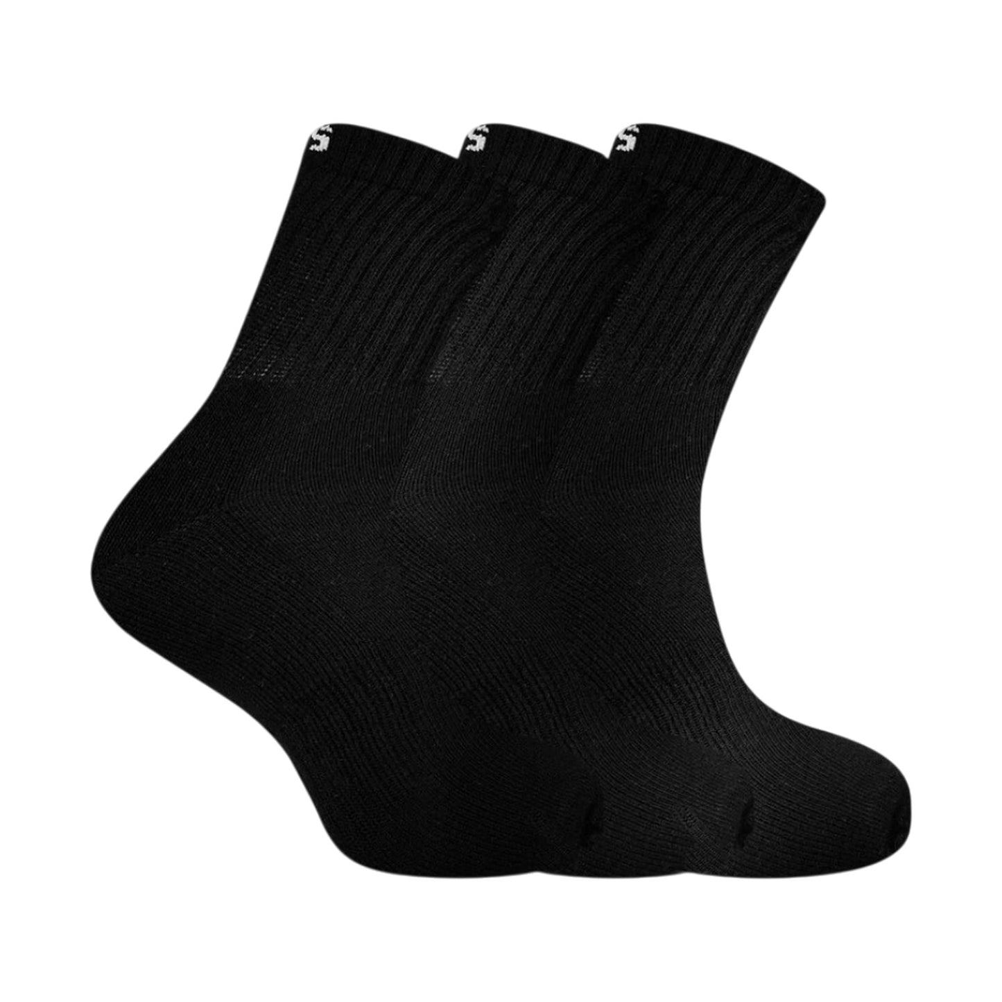Black - Front - Boss Unisex Adult Crew Socks