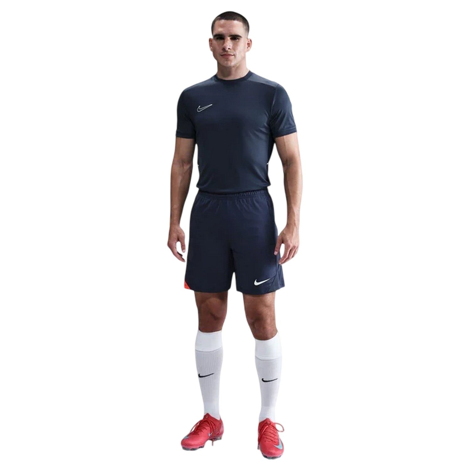 Blue-White - Side - Nike Mens Strike Football Shorts