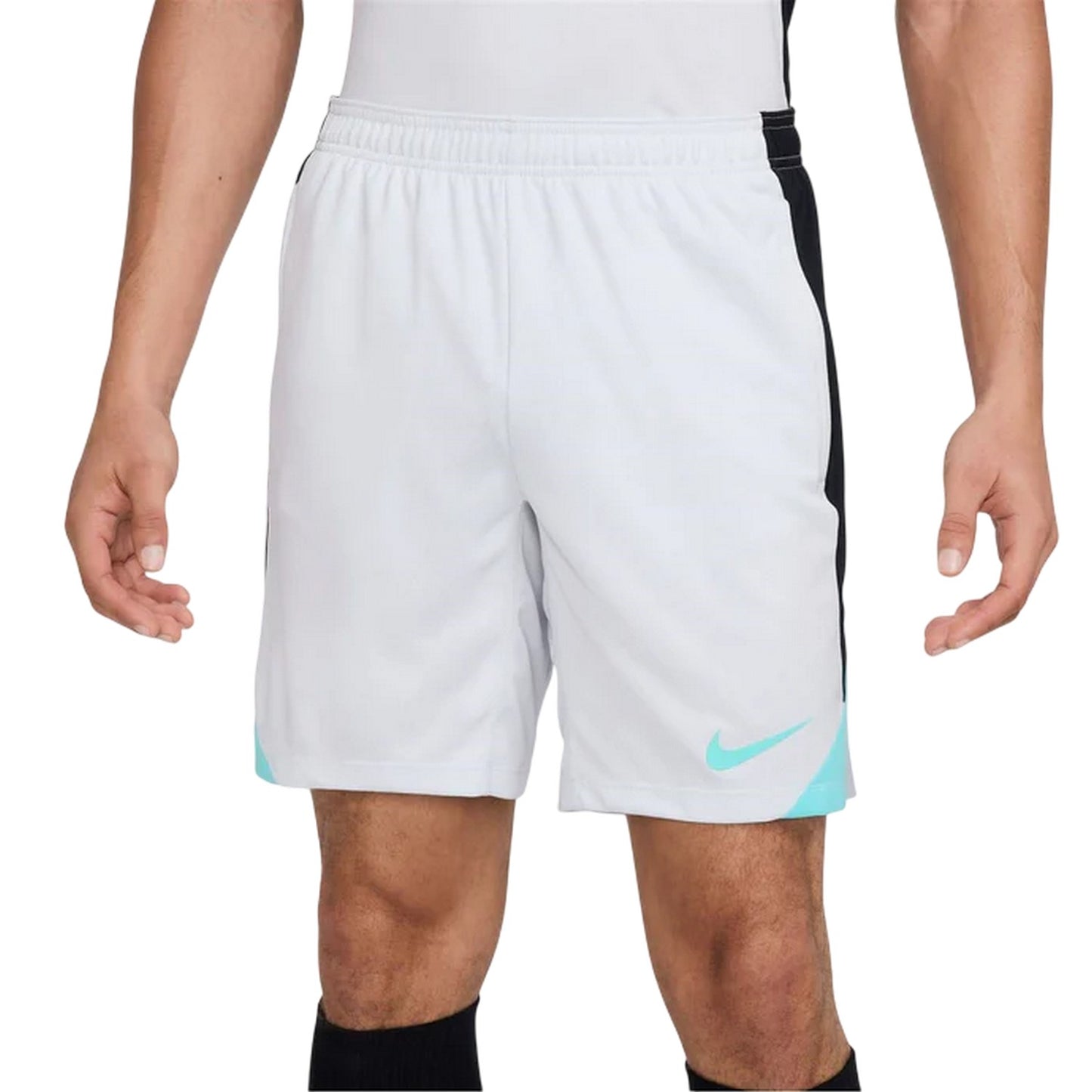Grey-Blue - Front - Nike Mens Strike Football Shorts