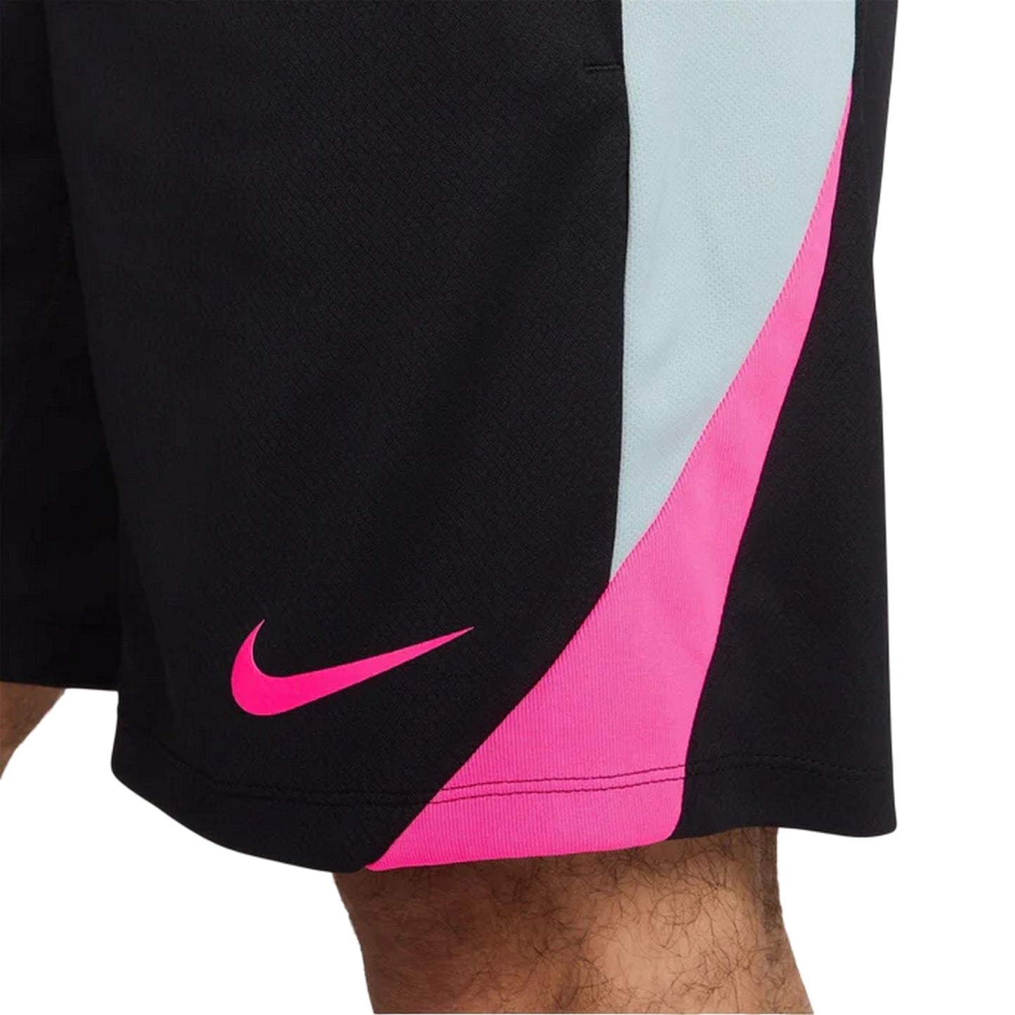 Black-Pink - Side - Nike Mens Strike Football Shorts