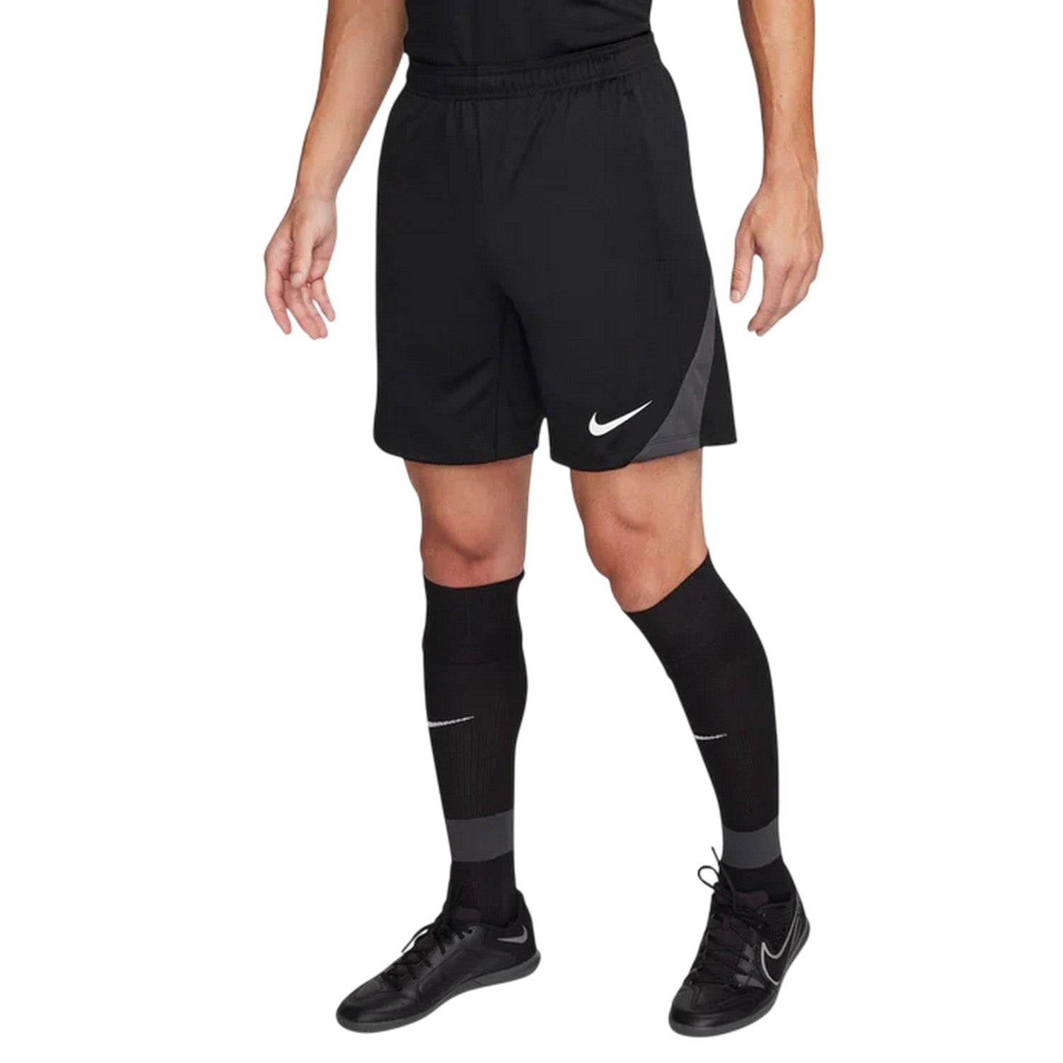 Black-White - Side - Nike Mens Strike Football Shorts
