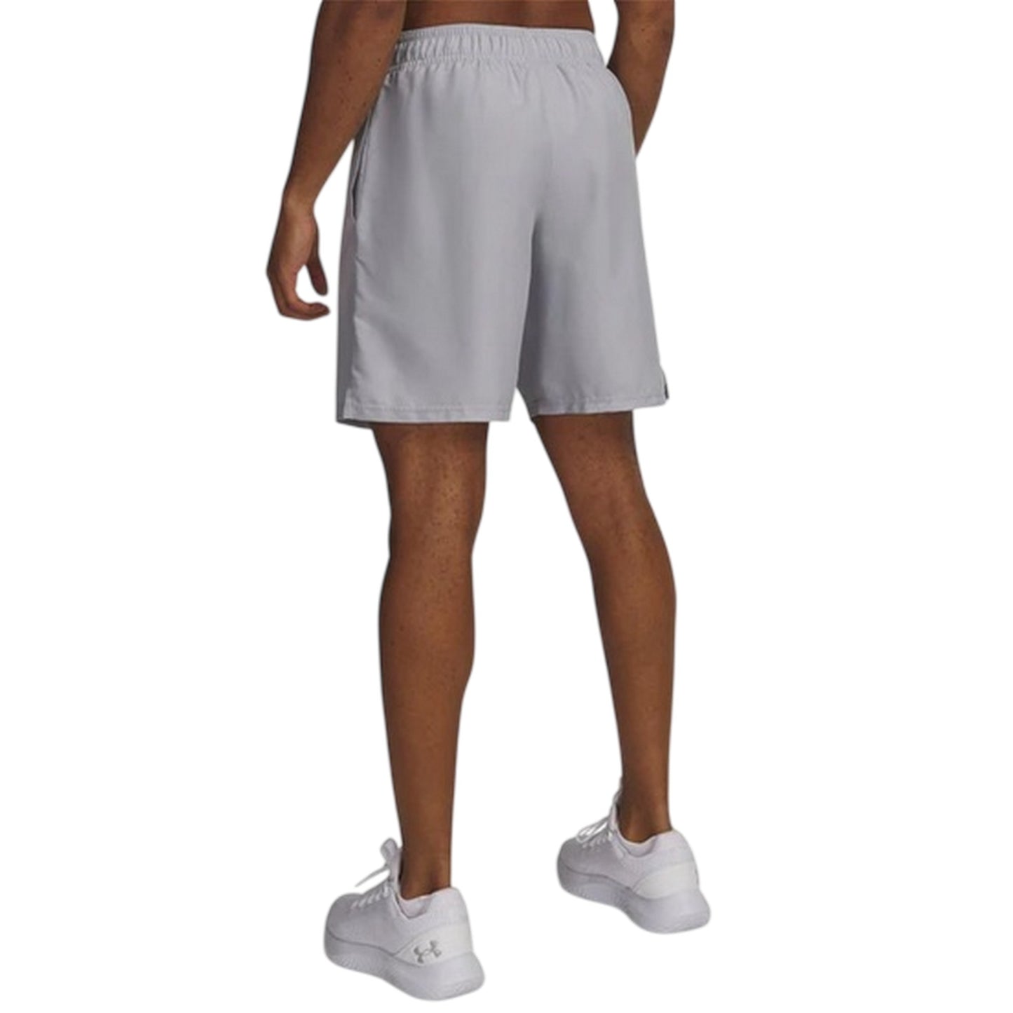 Grey - Back - Under Armour Mens Wordmarks Woven Tech Shorts