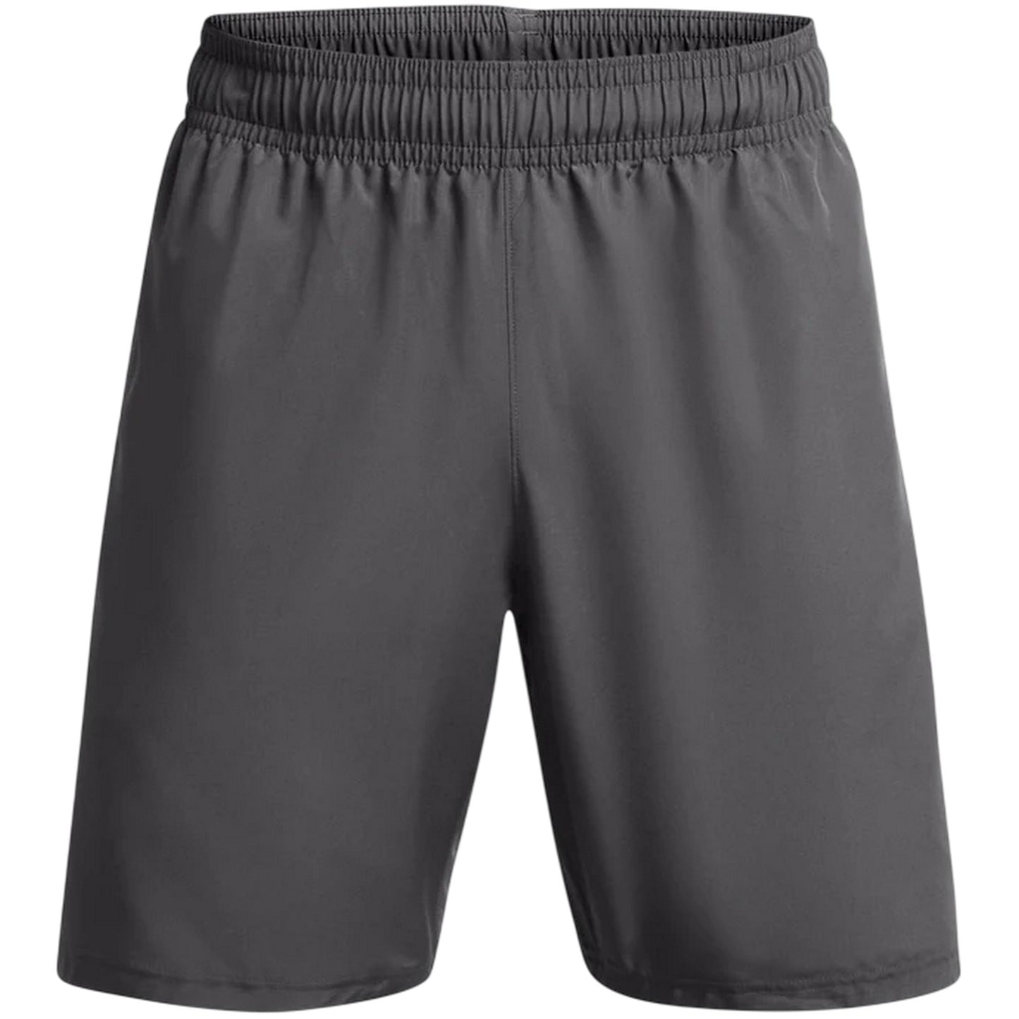 Grey-Black - Front - Under Armour Mens Wordmarks Woven Tech Shorts