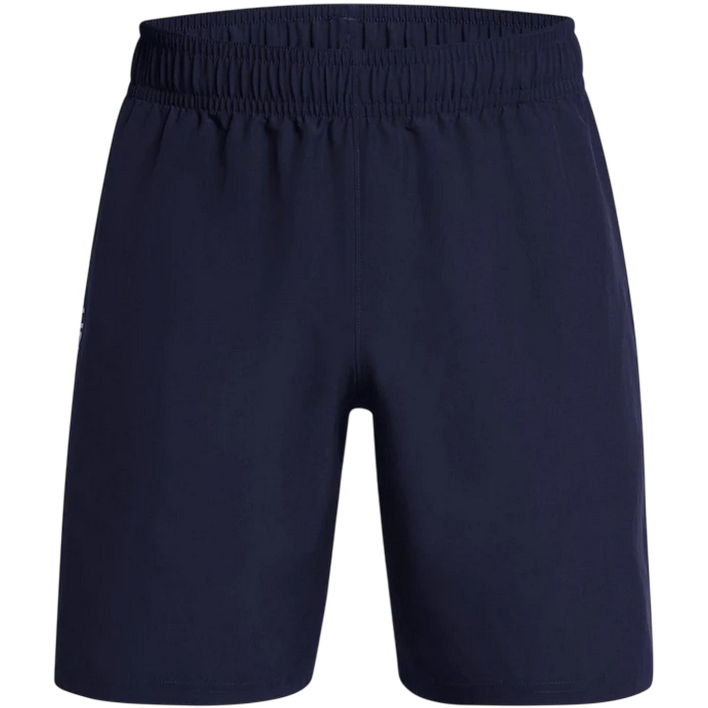 Academy Blue-White - Front - Under Armour Mens Wordmarks Woven Tech Shorts