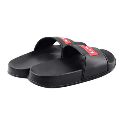 Black - Back - Levis Boys Batwing Logo Sliders