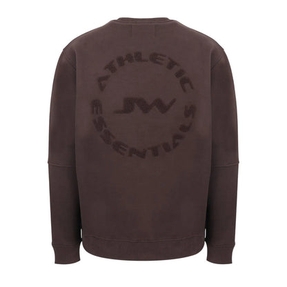 Black Coffee - Back - Jack Wills Mens Bouclé Sweatshirt
