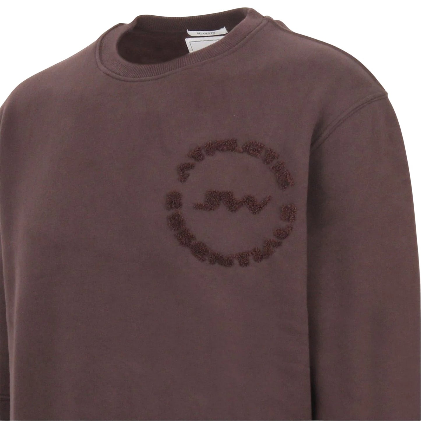 Black Coffee - Side - Jack Wills Mens Bouclé Sweatshirt