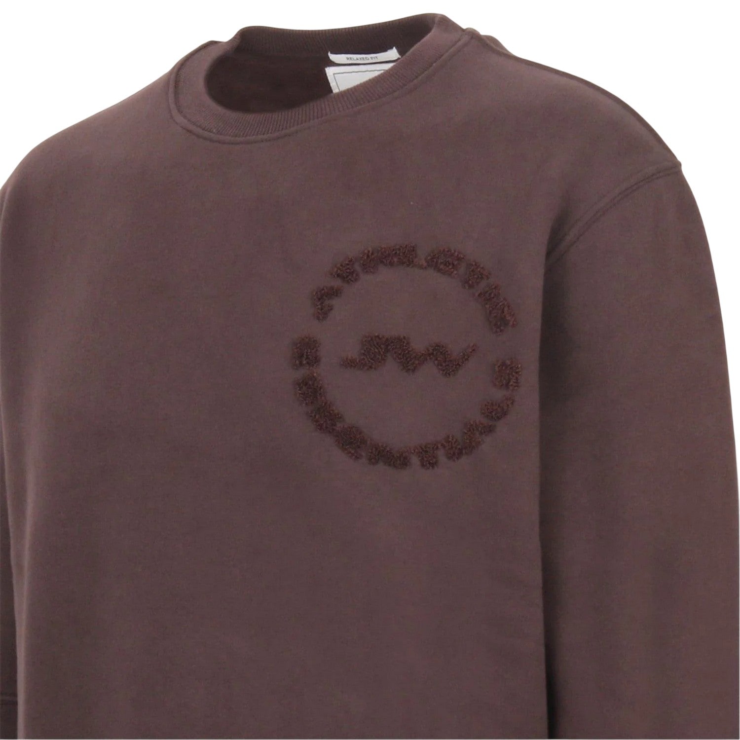 Black Coffee - Side - Jack Wills Mens Bouclé Sweatshirt