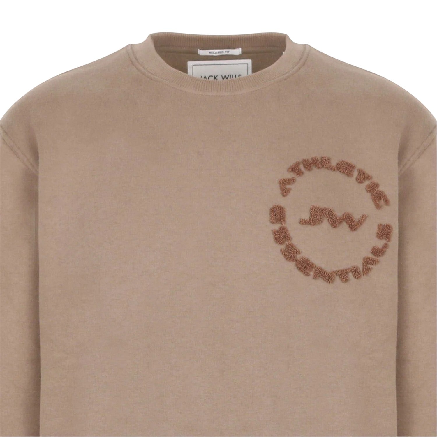 Fawn - Side - Jack Wills Mens Bouclé Sweatshirt