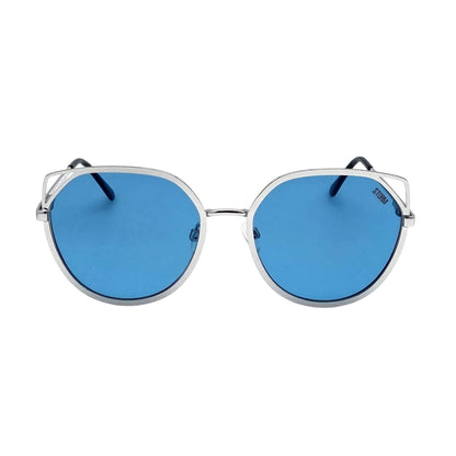 Silver - Front - Storm Womens-Ladies Cut Out Cat Eye Sunglasses