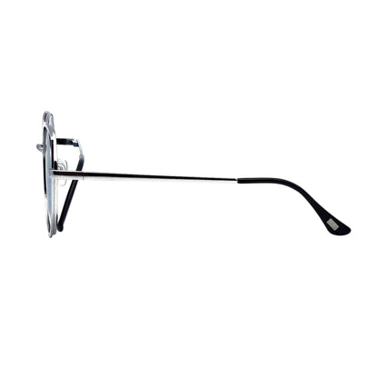 Silver - Back - Storm Womens-Ladies Cut Out Cat Eye Sunglasses