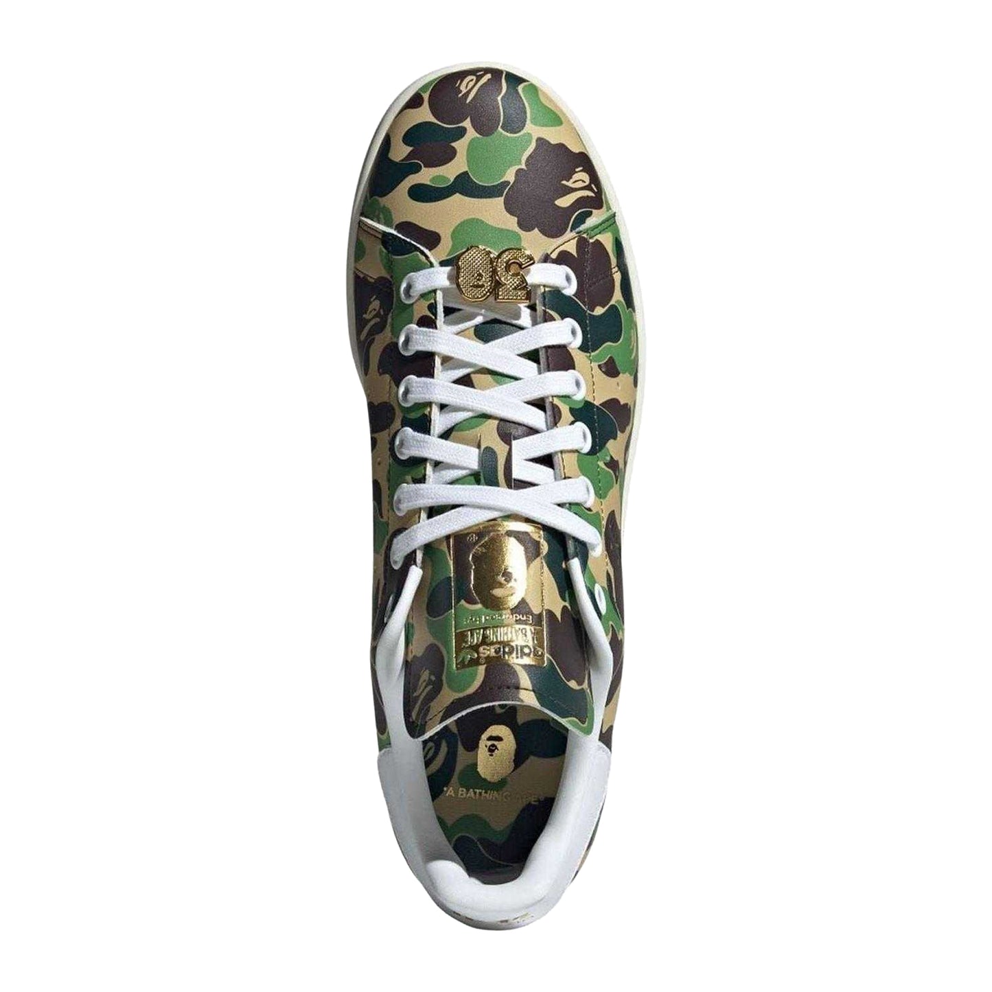 White - Side - Adidas Mens Stan Smith Leather Trainers