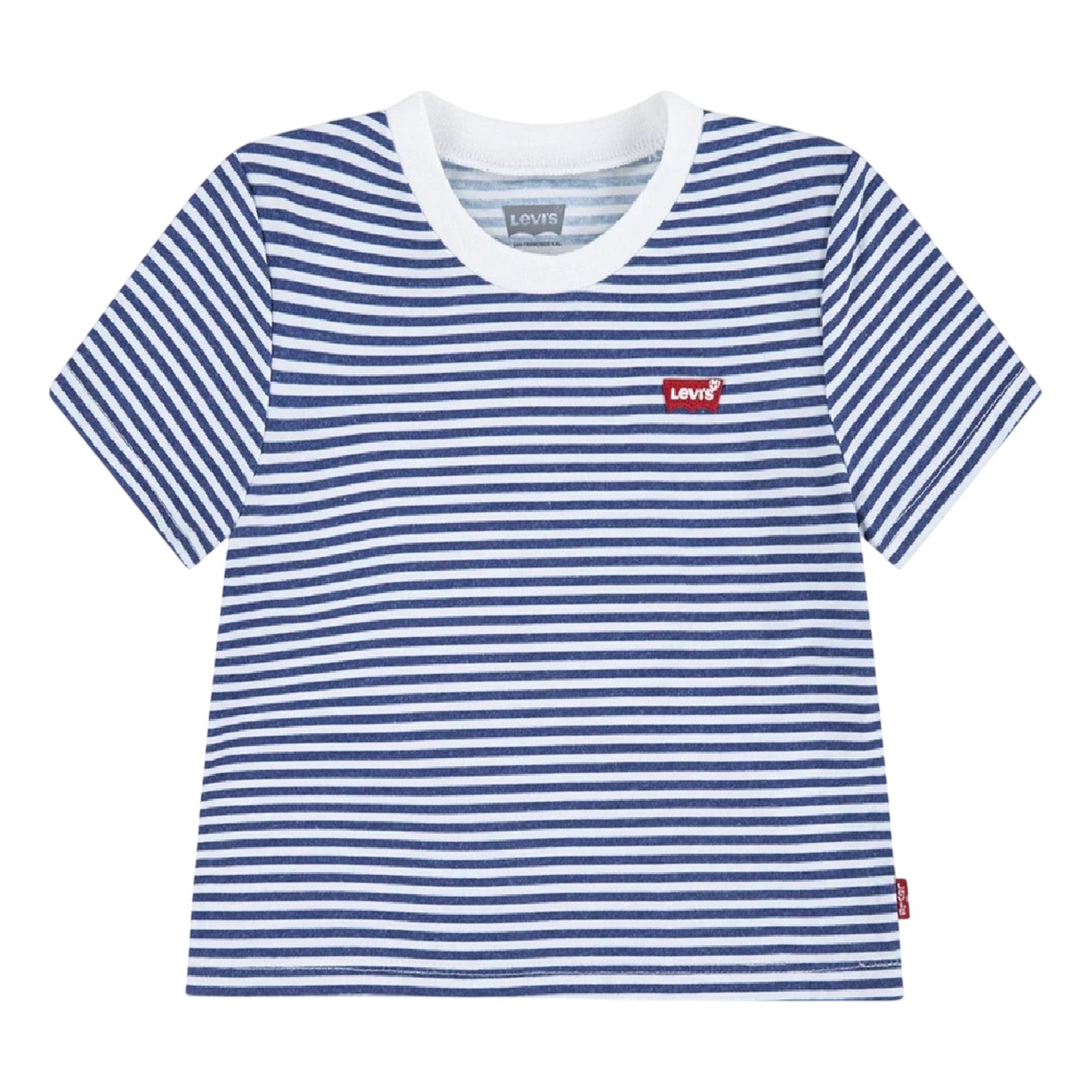 True Navy - Front - Levis Baby Batwing Logo Mini T-Shirt