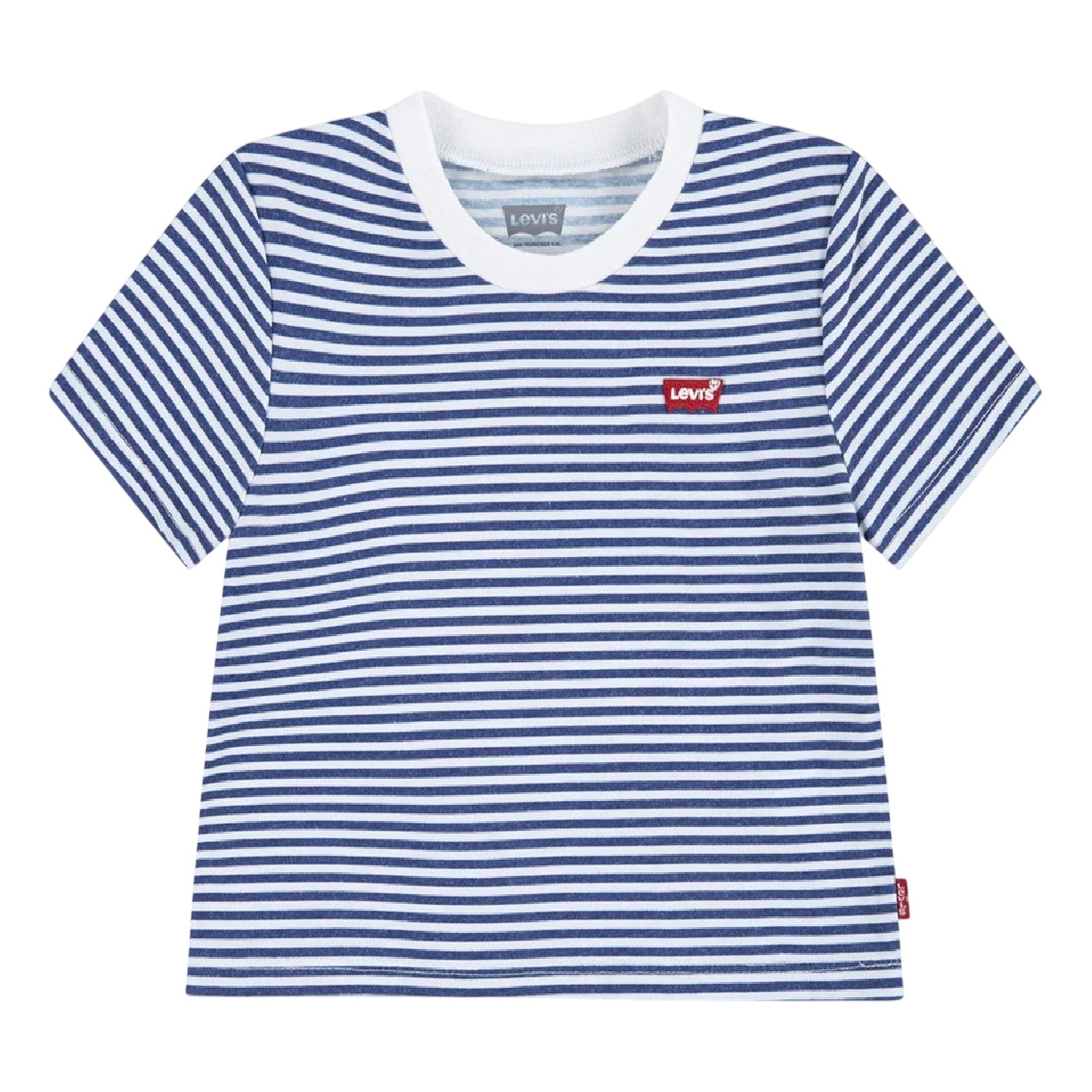 True Navy - Front - Levis Baby Batwing Logo Mini T-Shirt