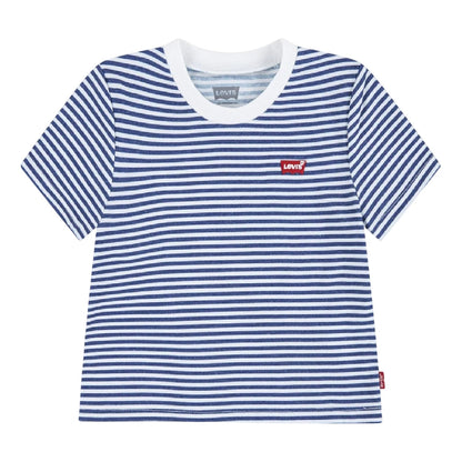 True Navy - Front - Levis Baby Batwing Logo Mini T-Shirt