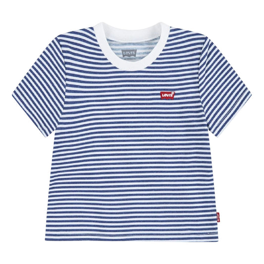 True Navy - Front - Levis Baby Batwing Logo Mini T-Shirt