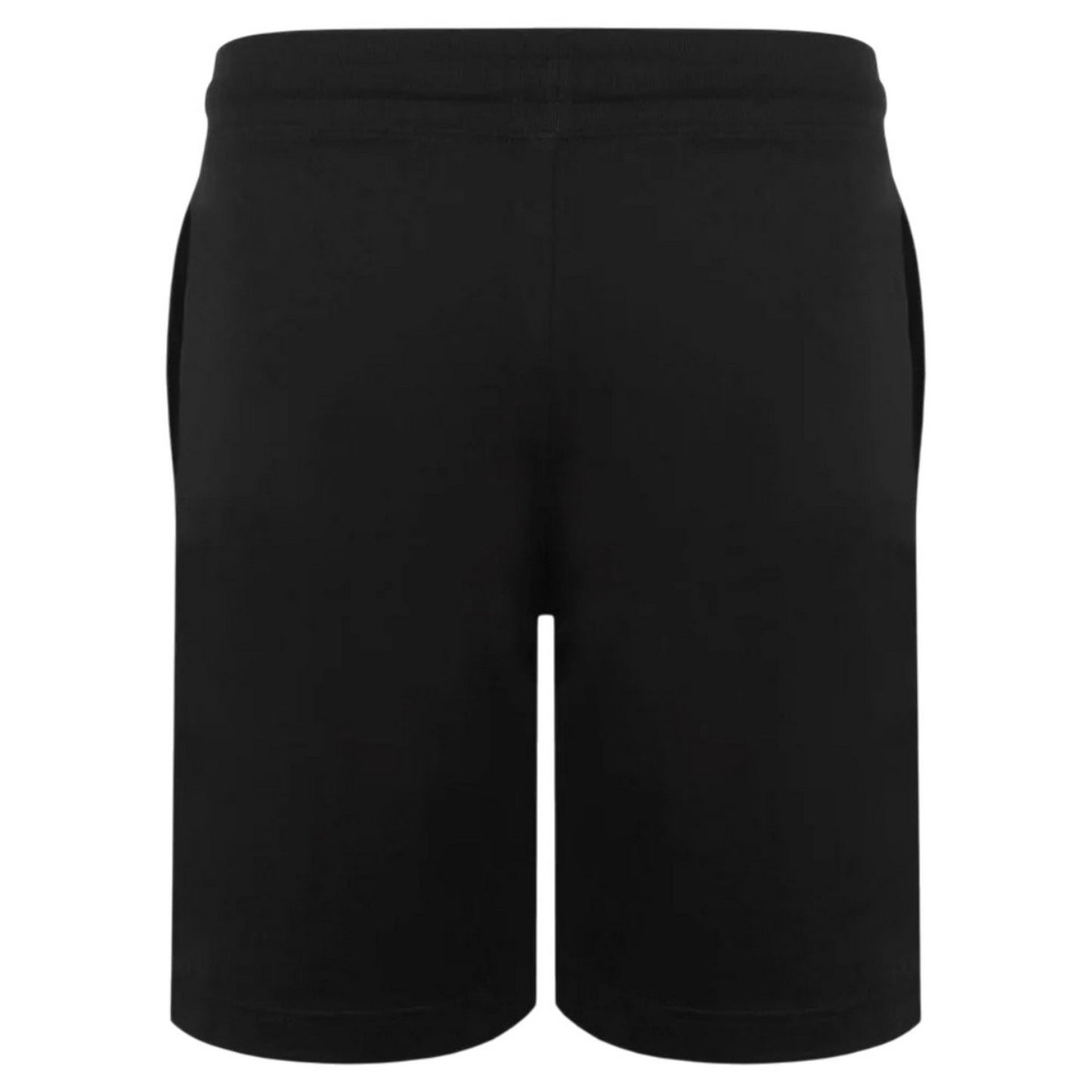 Black - Back - Lonsdale Mens Jersey Lounge Shorts
