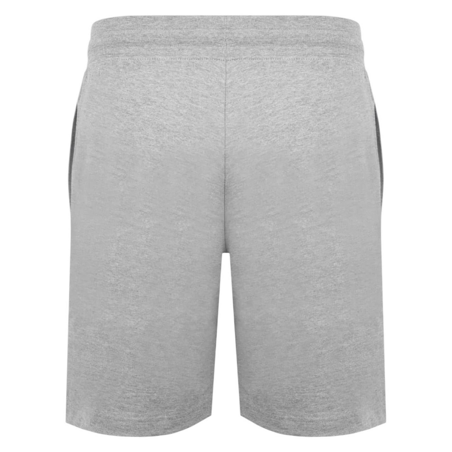 Light Heather Marl - Back - Lonsdale Mens Jersey Lounge Shorts