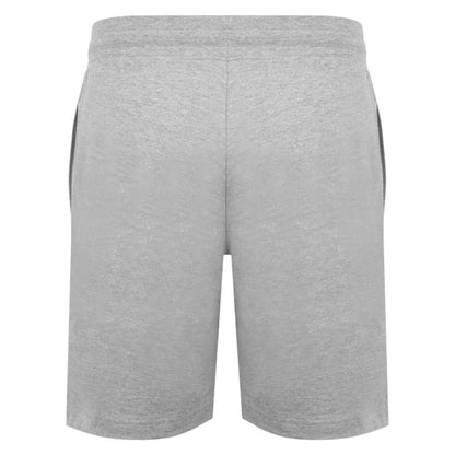 Light Heather Marl - Back - Lonsdale Mens Jersey Lounge Shorts