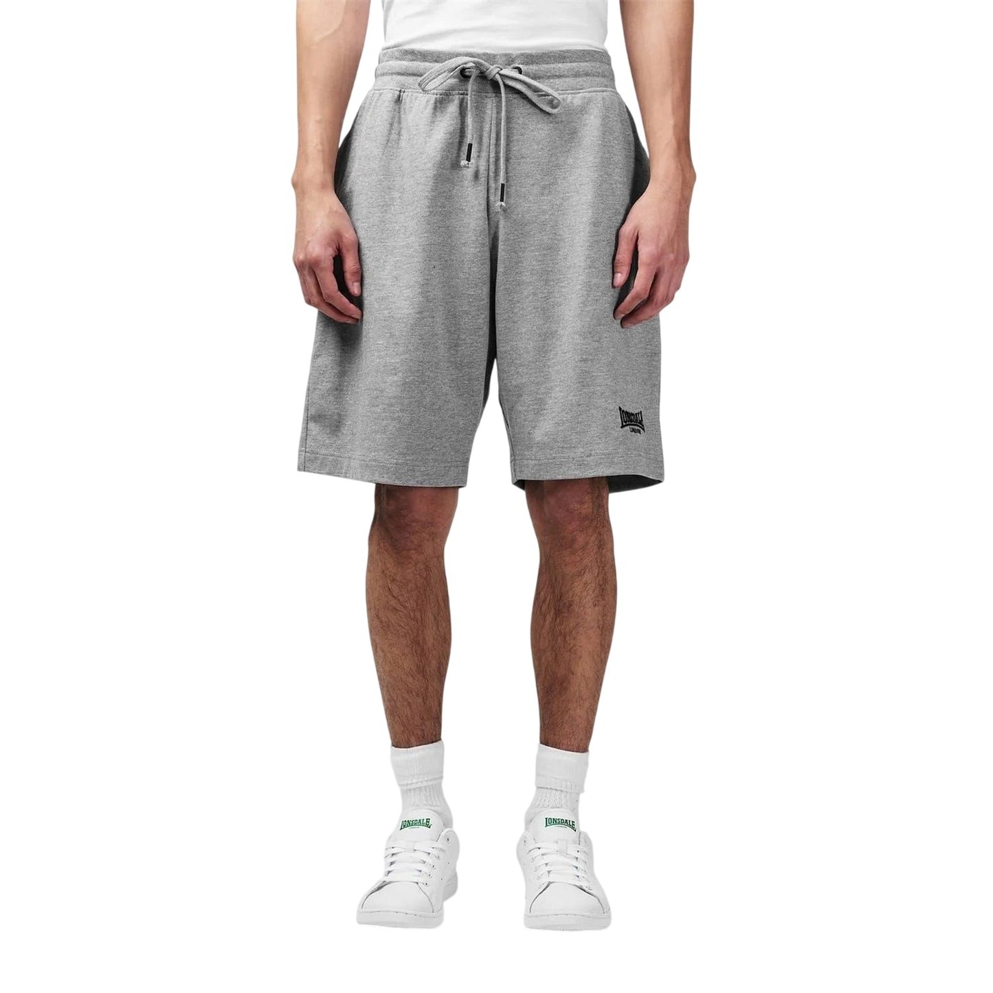 Light Heather Marl - Lifestyle - Lonsdale Mens Jersey Lounge Shorts