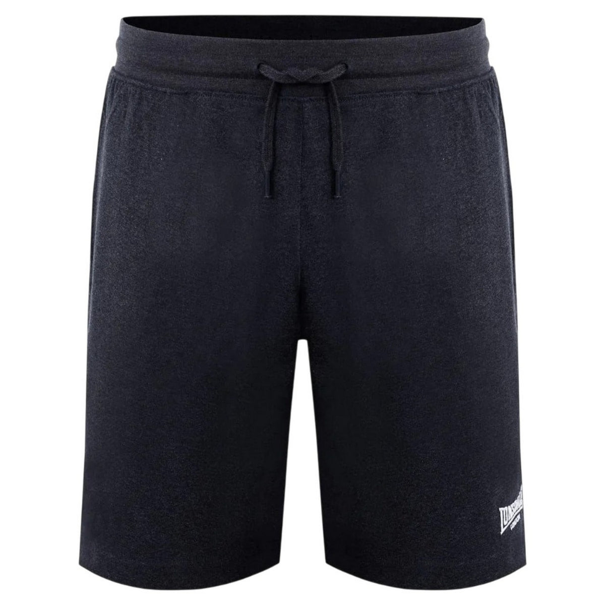 Charcoal Marl Marl - Front - Lonsdale Mens Jersey Lounge Shorts