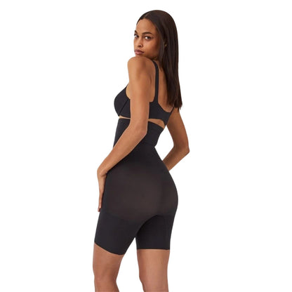 Very Black - Back - Spanx Womens-Ladies Seamless Shaping Shapewear Shorts