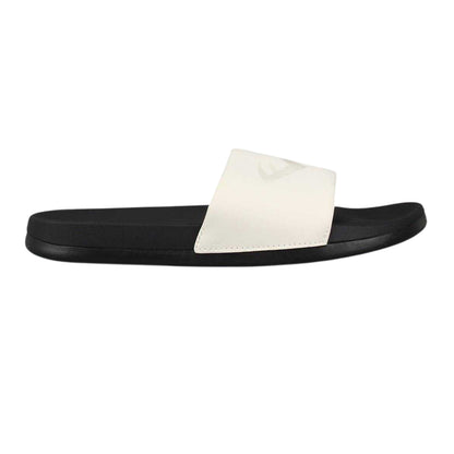 Cream-Black - Front - Everlast Womens-Ladies Logo Sliders